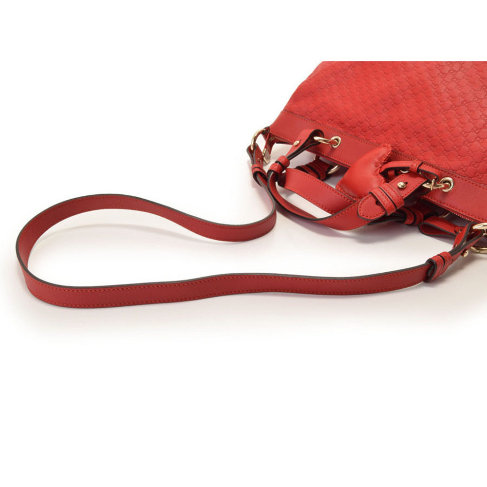Gucci ssima Calfskin Red Handbag - Picture 4 of 11